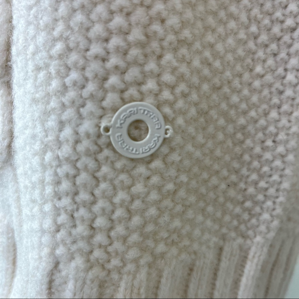Kari Traa Lid Knit Turtleneck Cable Knit Chunky Sweater - Picture 4 of 8